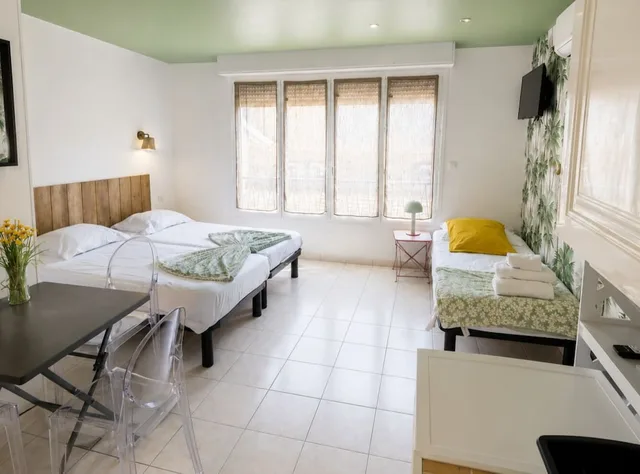 شقة بسرير كوين وسرير فردي، Le Florian Hotel 3/10