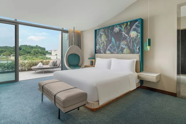 1 Bedroom, Supreme, Suite, King Bed, Balcony، W Singapore Sentosa Cove 1/4