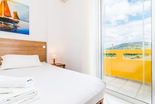 شقة بسريرين منفصلين بغرفة نوم واحدة مع أريكة، Thalassa Apartments 10/10