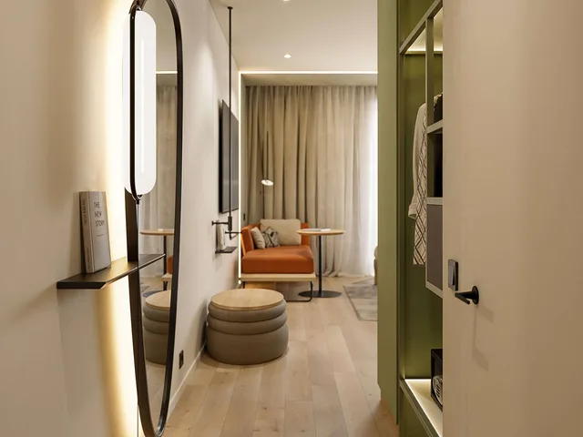 استوديو بسرير كينج بشرفة، Novotel Tallinn 8/9