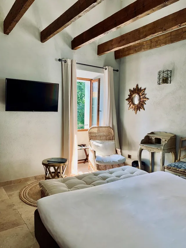 غرفة قياسية بسرير مزدوج، Chateau Le Cagnard 3/8