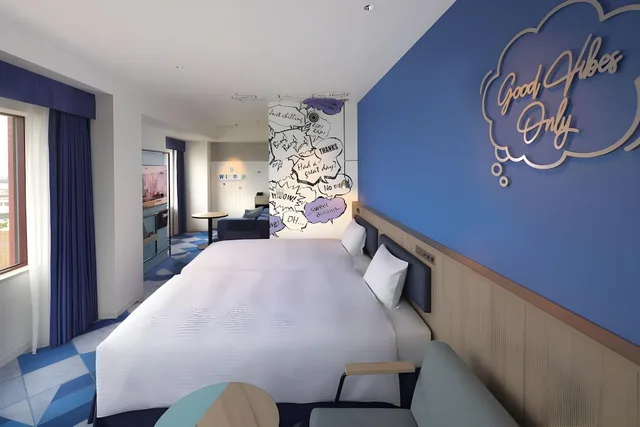 غرفة ديلوكس ركنية، Hotel Kintetsu Universal City 2/3
