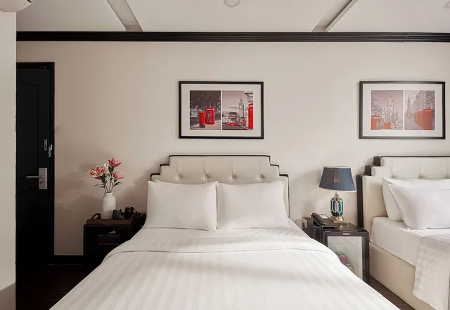غرفة عائلية رباعية بسريرين مزدوجين بإطلالة على المدينة، The Passion Suite Hotel 7/10