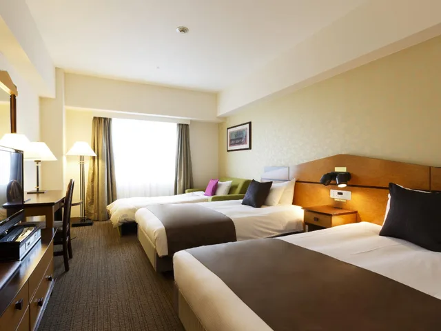 Semi Room, Triple, 2 Semi Double Beds, Sofa، Hotel Resol Gifu 1/1