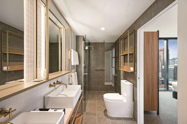جناح جونيور بسرير كينج بإطلالة على النهر، Vibe Hotel Melbourne 6/6