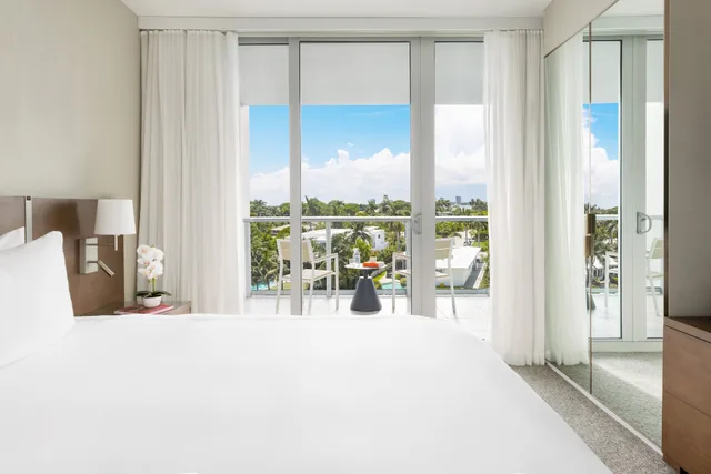 جناح بسرير كينج بشرفة، The Altair Hotel Bay Harbor Miami 3/5