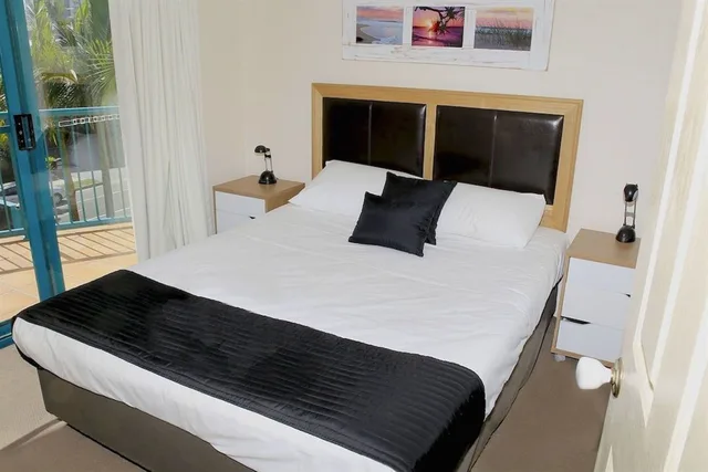 شقة بسرير كوين بغرفة نوم واحدة، Karana Palms Self Contained Apartments 7/10