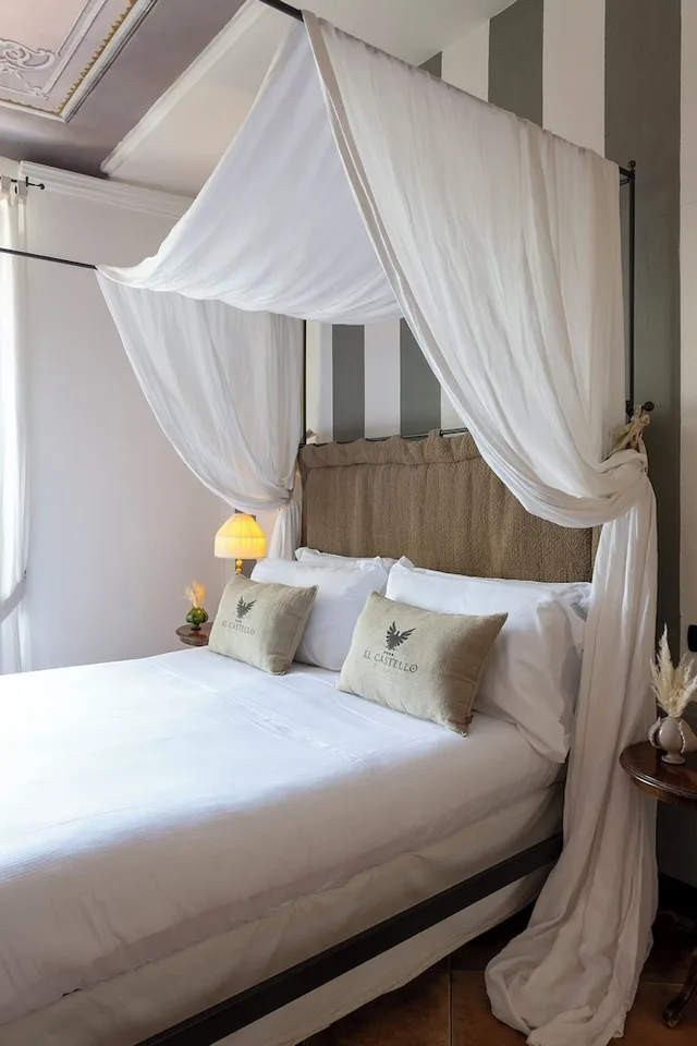 غرفة كلاسيكية رباعية بسرير كينج مع أريكة، Hotel Tenimento Al Castello 1/10