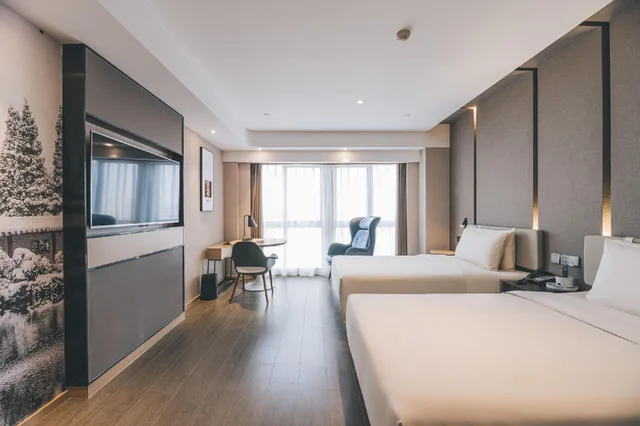 غرفة عائلية بسريرين منفصلين، Atour Hotel (Nanjing Railway Station, Hongshan Zoo) 1/1
