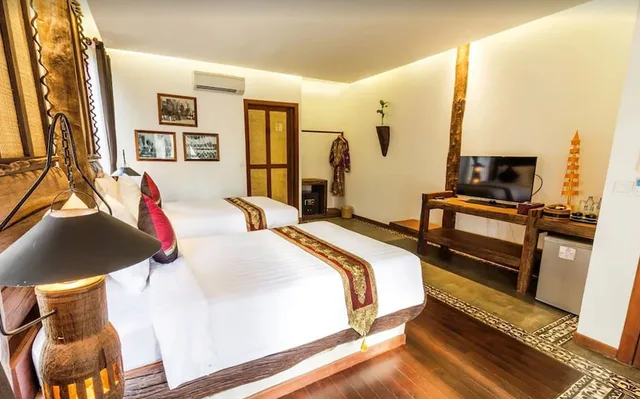 غرفة بريميير ديلوكس بسريرين منفصلين بشرفة، JAVA WOODEN VILLA 3/3