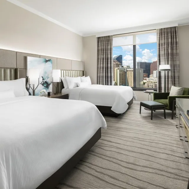 غرفة ديلوكس بسريرين كوين بإطلالة على المدينة، The Westin New Orleans 3/10