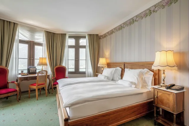 جناح بسرير كينج، Grandhotel Giessbach 2/5