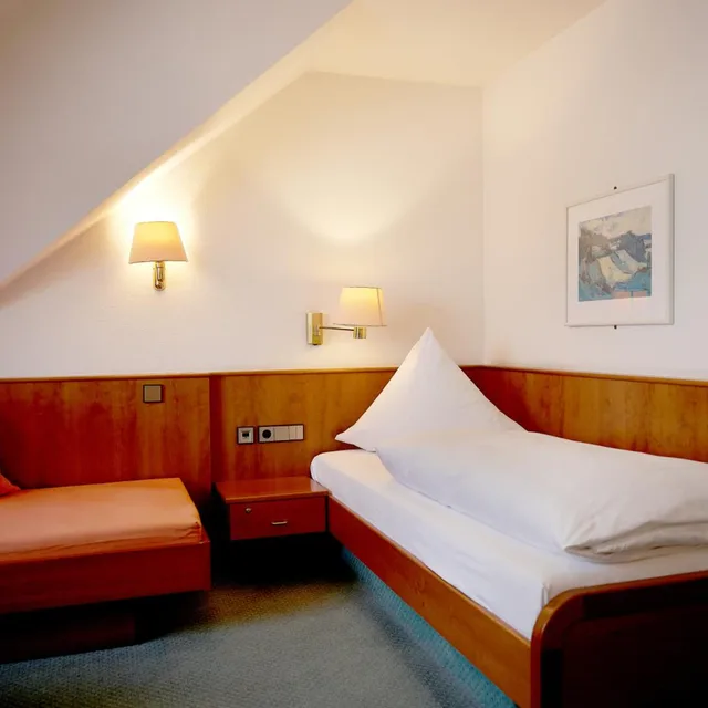 غرفة مفردة، Hotel Zum Schiff 1/10