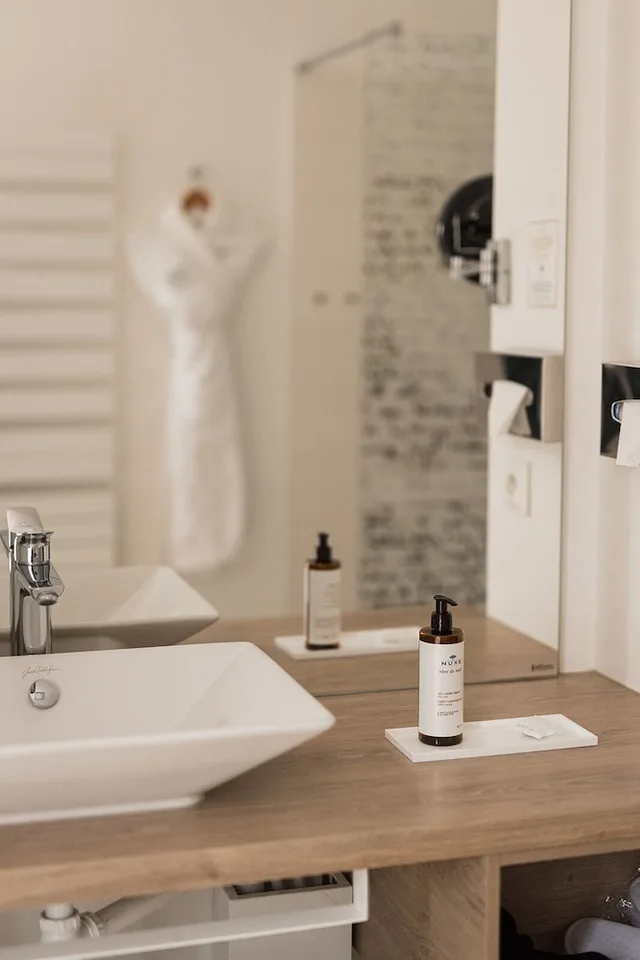 غرفة بريستيج بسرير كينج بإطلالة على الحديقة، Hotel Au Charme Rabelaisien 6/6