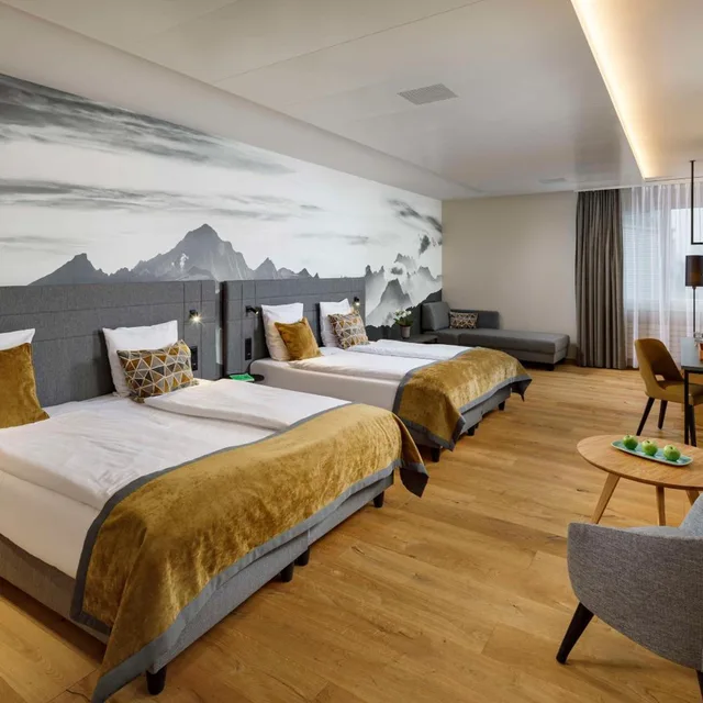 غرفة رباعية بسرير فردي، Hotel Allegra Lodge 5/10