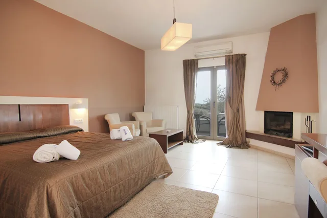 جناح جونيور بسرير مزدوج بإطلالة على الجبل، Delina Mountain Spa Resort 1/8