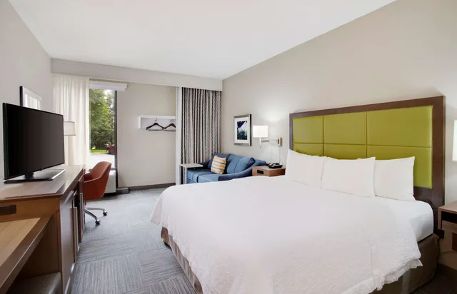 غرفة بسرير كينج مع أريكة لذوي الإعاقة، Hampton Inn Lancaster, PA 2/5