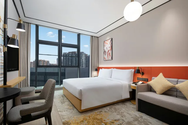 غرفة بسرير كينج، Hilton Garden Inn Beijing Huaxiang Tiantan Hospital 2/4