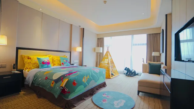 غرفة قياسية بسرير كينج بإطلالة على النهر، Junluxe Hotel Guangzhou Zengcheng 4/6