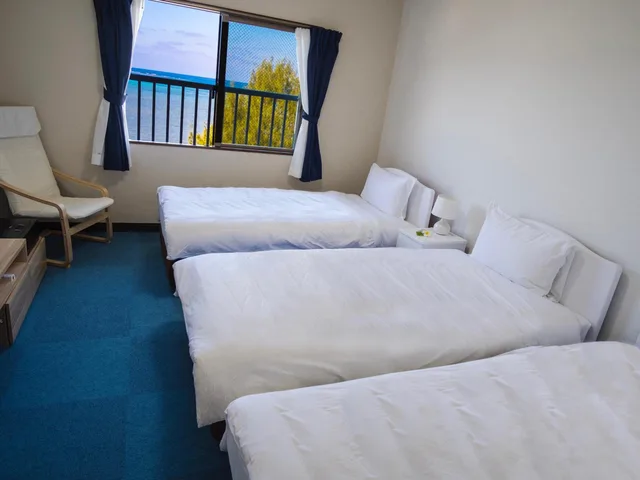 Room, Triple, 3 Beds, Sea View, Hotel Hoshitate Iriomotejima (ex Seaside Hotel Blue Moon) 1/1