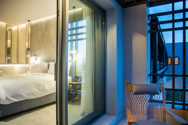 غرفة كلاسيكية بسرير مزدوج بإطلالة على الحديقة بمسبح خاص، King Minos Retreat Resort and Spa 5/7