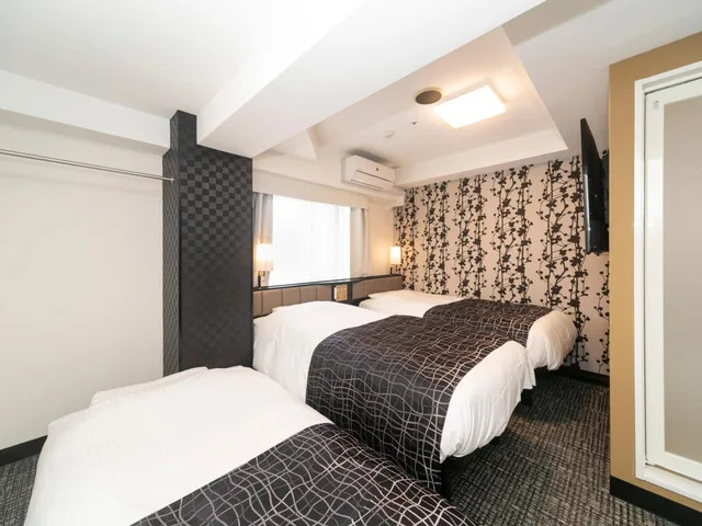 غرفة ثلاثية بسرير فردي، Apa Hotel Kyoto Ekimae 2/3