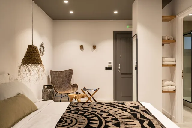 جناح بسرير كوين بجاكوزي، Lemon Suites Santorini 8/10