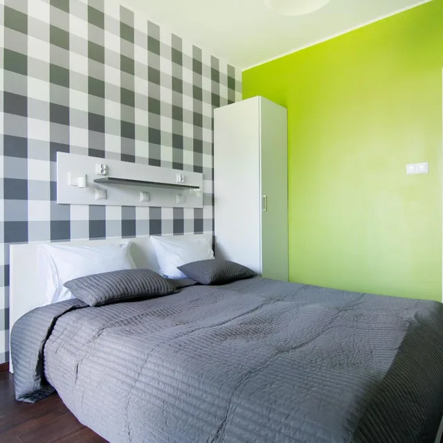 غرفة بسرير مزدوج بحمام خاص، Tamka Hostel 2/7