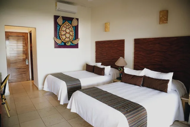 غرفة ديلوكس بسرير مزدوج بمسبح خاص، Quinta Bella Huatulco 1/2
