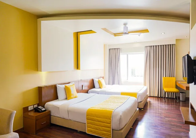 استوديو بسريرين منفصلين، BloomSuites Electronics City (ex. Golden Tulip Hotel Bangalore Electronic City) 2/2