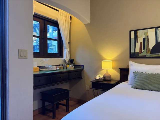 غرفة بسرير كوين في الطابق الأرضي، Posada Del Cortes Hotel 4/9