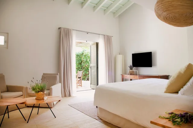 غرفة سوبيريور بسرير كينج بإطلالة على الحديقة، Hotel Torralbenc 10/10
