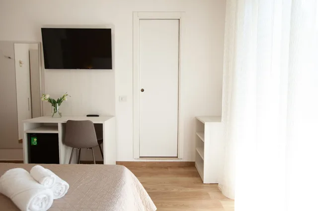 غرفة ديلوكس بسرير مزدوج بشرفة، Hotel Maestri 7/10