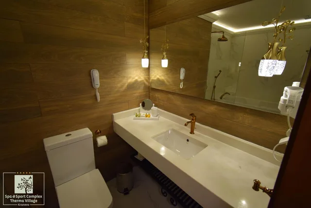 غرفة متصلة بانورامية بإطلالة على البحر، Hotel Eco Therma Village 7/10