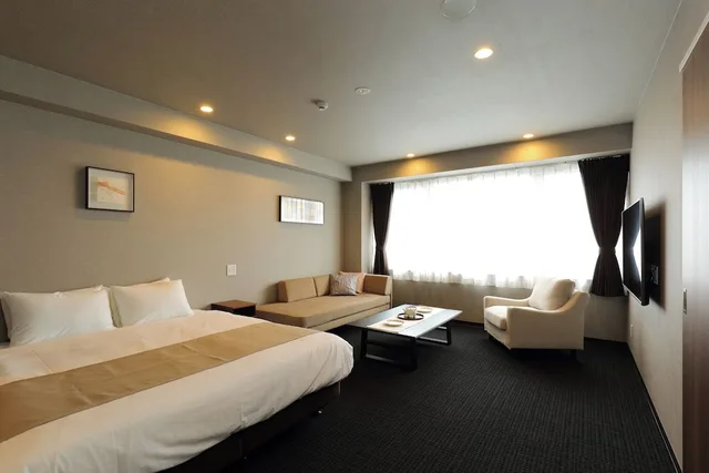 جناح فاخر بسريرين كوين مع أريكة بجاكوزي، Randor Residential Hotel Kyoto Suites 1/10