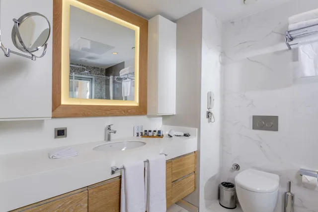 جناح كومفورت بسرير كوين بغرفة نوم واحدة مع أريكة، Bof Hotels Ceo Suites 8/10