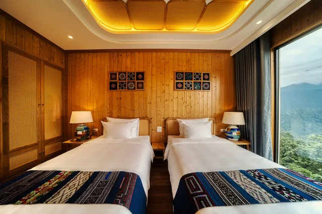 2 Bedrooms, Tho Cam, Bungalow, King and Twin Beds, Mountain View، Lady Hill Sapa Resort 1/3