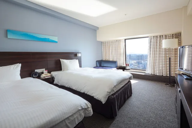 غرفة بريميير بسريرين منفصلين في طابق مرتفع، Crowne Plaza Ana Kumamoto New Sky 3/8
