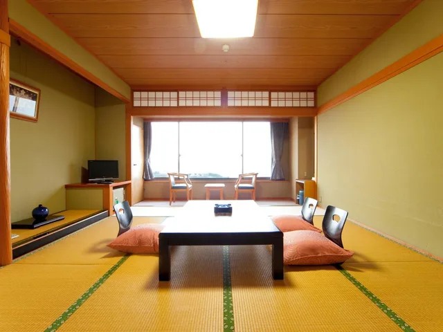 غرفة يابانية بإطلالة على البحر، Kannawa Onsen Hotel Sansuikan 1/3