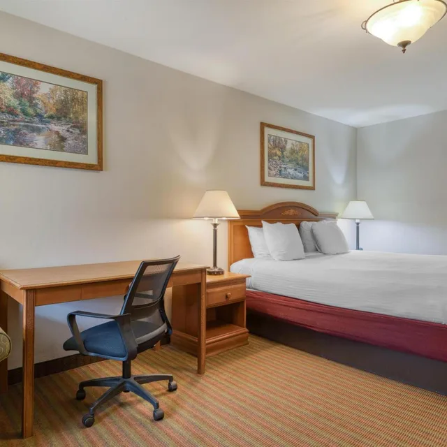 غرفة بسرير كينج بحوض استحمام لذوي الإعاقة، SureStay Hotel By Best Western Leesville 2/3