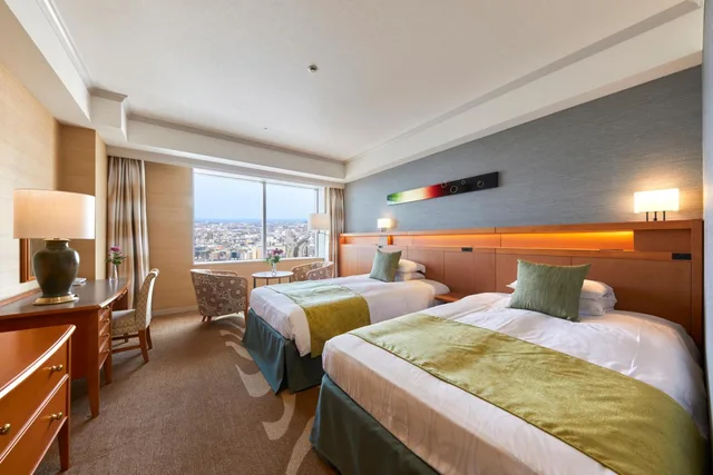 غرفة كومفورت بسريرين منفصلين في طابق مرتفع، Hotel Nikko Kanazawa 1/6