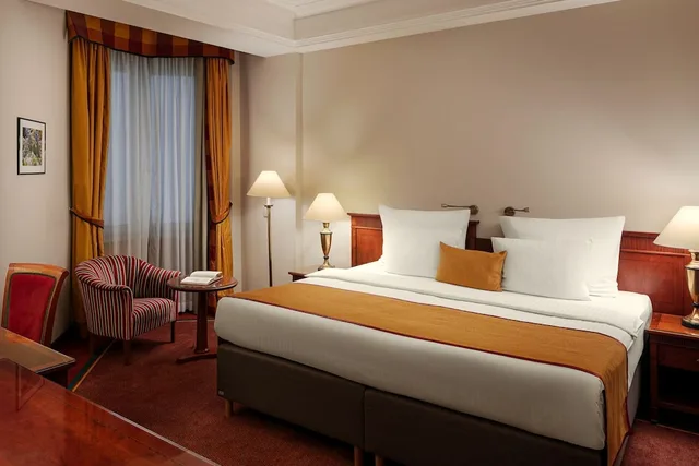 غرفة ديلوكس بسرير كينج بغرفة نوم واحدة، Art Nouveau Palace Hotel Prague 1/7