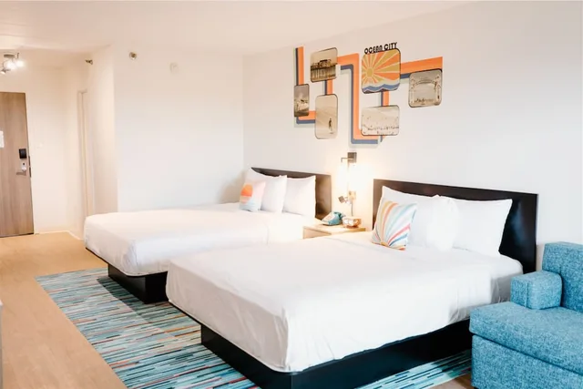 Room, 2 Queen Beds, Urban View, Sofa, Balcony, Atlantic OceanFront Inn 4/10