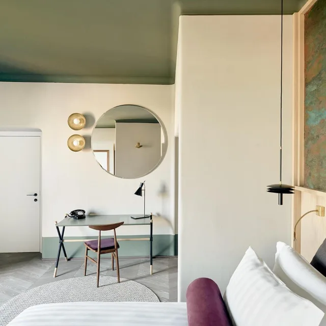 غرفة سوبيريور بسرير كينج بإطلالة على المدينة، Palazzo al Velabro 3/3