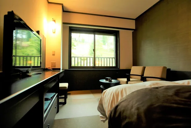 غرفة بسرير مزدوج، Oyado Konoha (Kyoritsu Resort) 1/6