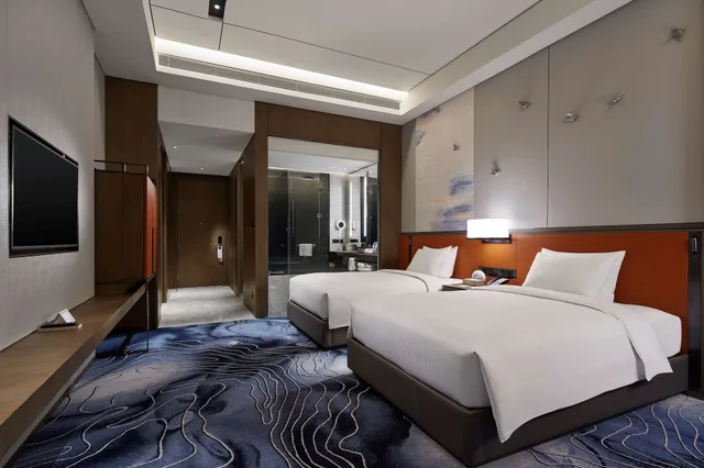 غرفة بسريرين منفصلين في طابق مرتفع، Hilton Guiyang Hotel 3/10