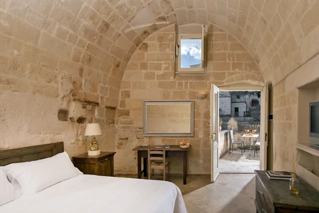 غرفة سوبيريور بسرير كوين بإطلالة على المدينة، Locanda San Martino Thermae 5/10