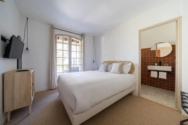 غرفة عائلية بسريرين مزدوجين، Hotel La Garrigue 2/2