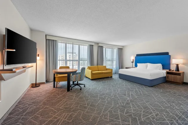 استوديو بسرير كينج مع أريكة لذوي الإعاقة، Hampton Inn & Suites National Harbor/Alexandria Area 2/6