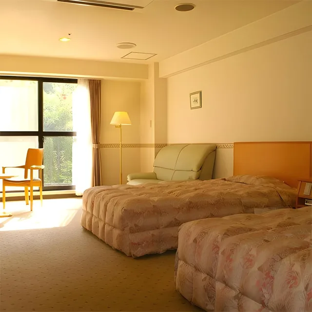 غرفة قياسية بسريرين منفصلين، Okuhida Garden Hotel Yakedake 1/1